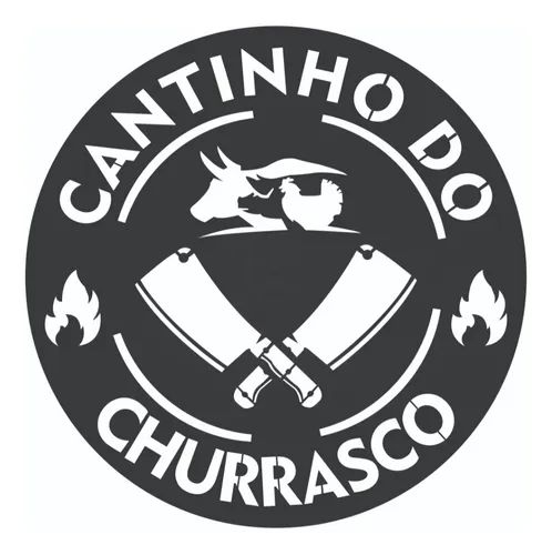 Cantinho Do Churrasco Placa Decorativa Churrasco Mdf Redonda