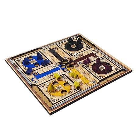 Jogo Ludo Clássico De Tabuleiro Luxo Brinquedo Educativo