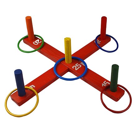 Brinquedo Educativo Jogo De Argolas Cruz Brincadeira Gincana