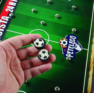 Jogo Peteleco Times de Futebol De Prego  - SOU SANTISTA