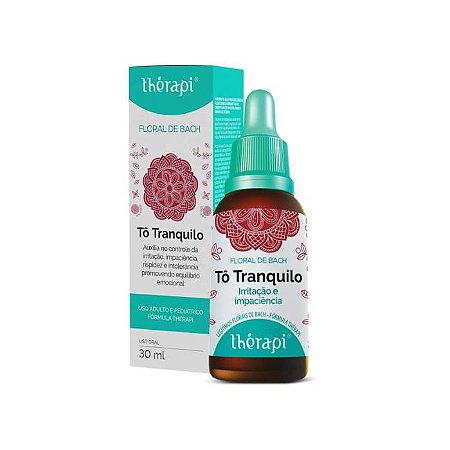FLORAL THERAPI TO TRANQUILO 30 ML - FLORAL DE BACH