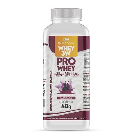 WHEY PROTEIN ACAI 40G - NUTRA GOLD ( DOSE )