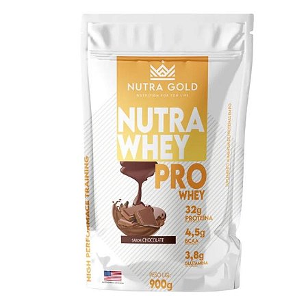 WHEY PROTEIN PRO CHOCOLATE 900G - NUTRA GOLD
