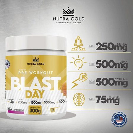 PRE TREINO-  PINK LIMONADE 300g- NUTRA GOLD