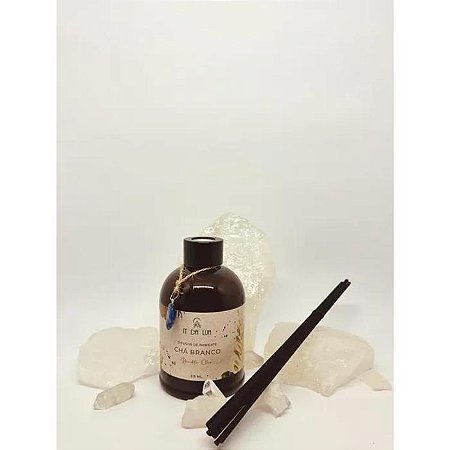 DIFUSOR DE VARETA CHA BRANCO 315ML - N DA LUA