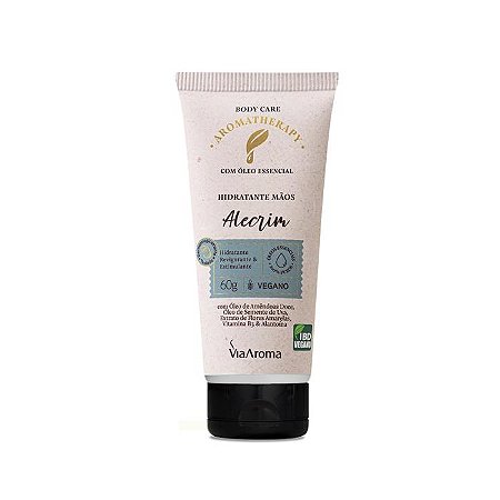 CREME MAOS AROMATHERAPY ALECRIM 60G - VIA AROMA
