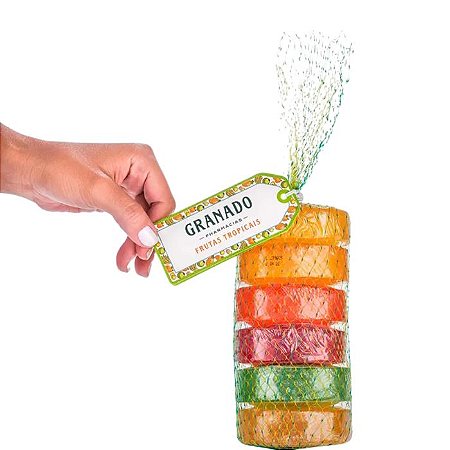KIT DE SABONETE MIX FRUTAS CITRICAS 6X90G - GRANADO