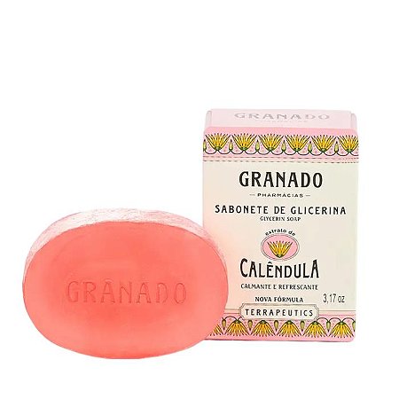 SABONETE GLICERINA CALENDULA 90GR - GRANADO