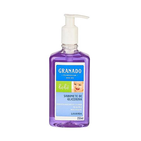 SABONETE LIQUIDO BEBE INFANTIL LAVANDA 250ML - GRANADO