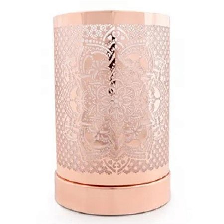 DIFUSOR ELETRICO DE AROMAS - ABAJUR QUE AROMATIZA (Orion Rose Led) 127v