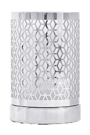 DIFUSOR ELETRICO DE AROMAS - ABAJUR QUE AROMATIZA (VEGA PRATA LED) 127V