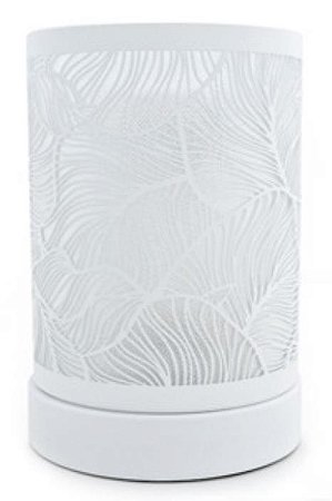 DIFUSOR ELETRICO DE AROMAS - ABAJUR QUE AROMATIZA (ATRIA WHITE LED) 127V