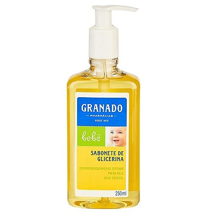 SABONETE LIQUIDO DE GLICERINA BEBE INFANTIL  250ML - GRANADO