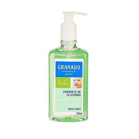 SABONETE LIQUIDO BEBE ERVA DOCE 250ML - GRANADO