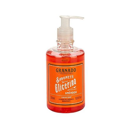 SABONETE LIQUIDO GLICERINADO AMENDOA 300ML - GRANADO