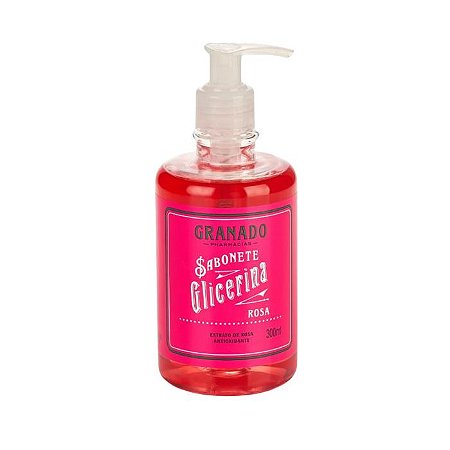 SABONETE LIQUIDO GLICERINADO ROSA 300ML - GRANADO