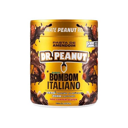 PASTA DE AMENDOIM BOMBOM ITALIANO 600G - DR PEANUT
