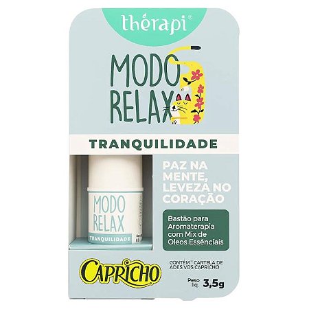 OLEO ESSENCIAL EM BASTAO MODO RELAX - THERAPI