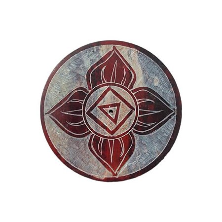 INCENSARIO  PETALAS - 1 CHAKRA - RAIZ (MULADHARA) - N DA LUA