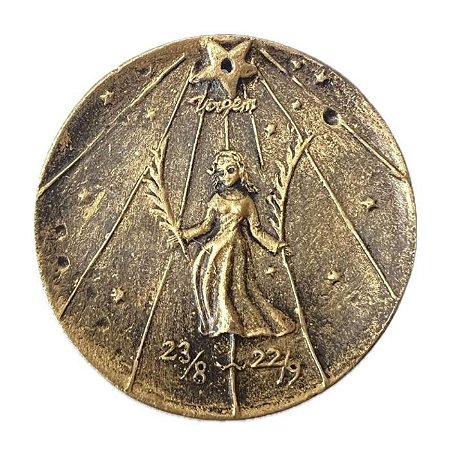 INCENSARIO  SIGNO  VIRGEM  DOURADO - NOA