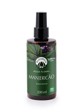 AGUA FLORAL (HIDROLATO) MANJERICAO 200ML - BIOESSENCIA