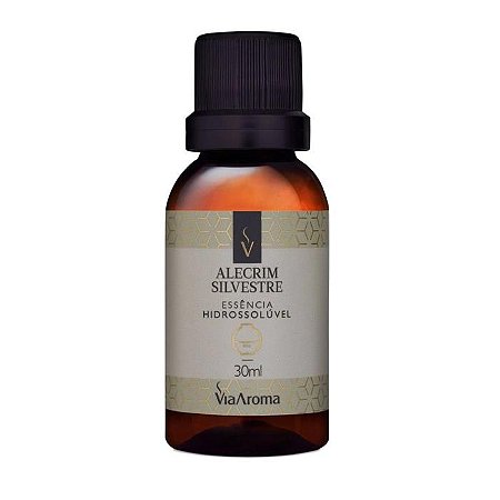 ESSENCIA HIDROSSOLUVEL  ALECRIM SILVESTRE 30ML - VIA AROMA