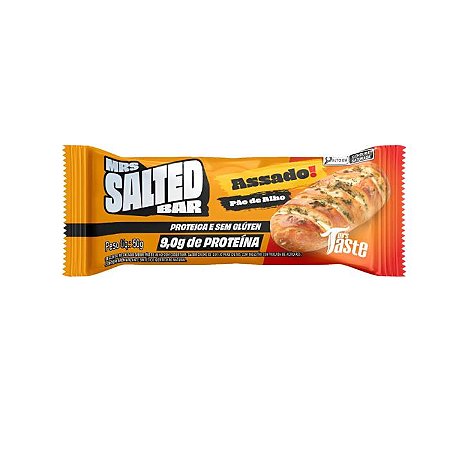 BARRA DE PROTEINA MRS TASTE MRS SALTED BARRA  PAO DE ALHO 50G