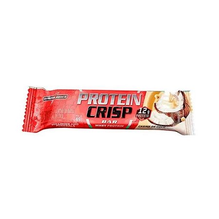 BARRA DE PROTEINA PROTEIN CRISP CREME DE COCO 45G - INTEGRAL MEDICA