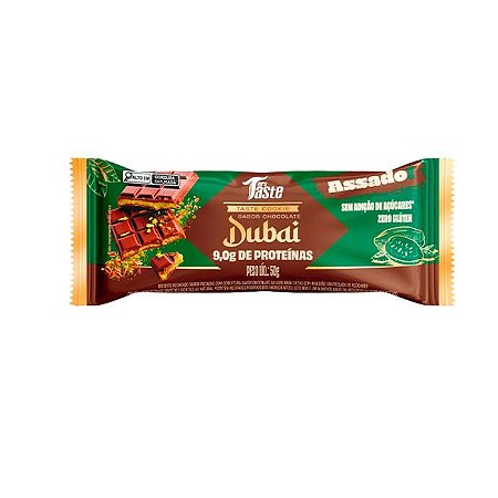 BARRA DE PROTEINA BARRA DE PROTEINA MRS TASTE COOKIE BARRA DE CHOCOLATE DUBAI 50G