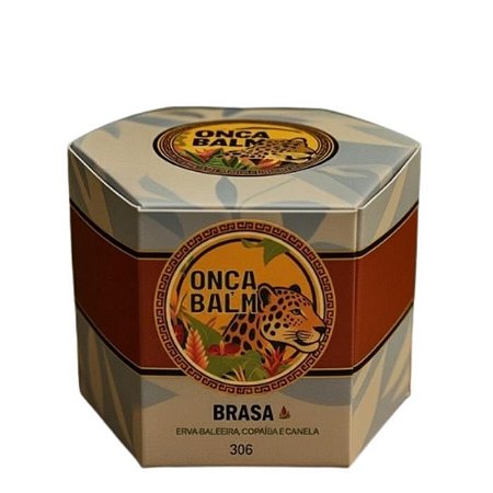 POMADA ONCA BALM BRASA 30G - ERVA BALEEIRA, COPAIBA E CANELA