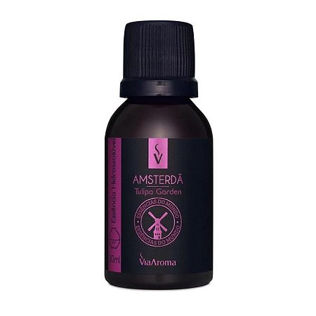 ESSENCIA HIDROSSOLUVEL MUNDO AMSTERDA TULIPA GARDEN 30 ML - VIA AROMA