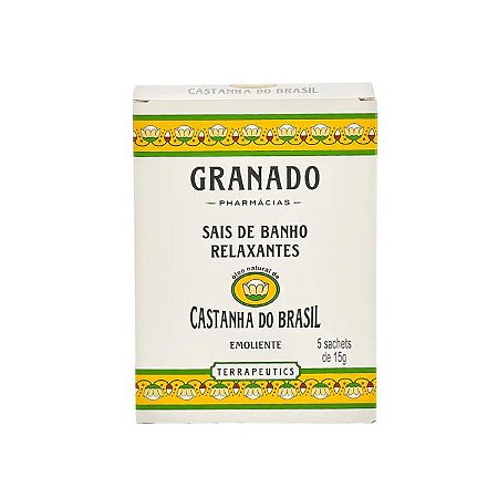 SAIS BANHO CASTANHA DO BRASIL COM 5 SACHES - GRANADO