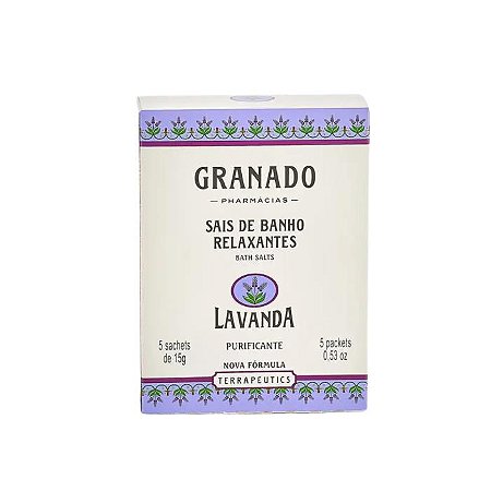 SAIS BANHO LAVANDA COM 5 SACHES - GRANADO