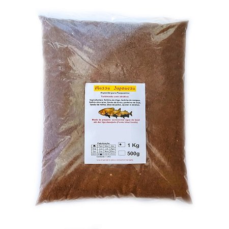 Massa Japonesa TRADICIONAL 1Kg - Pesca de tamba, pacu