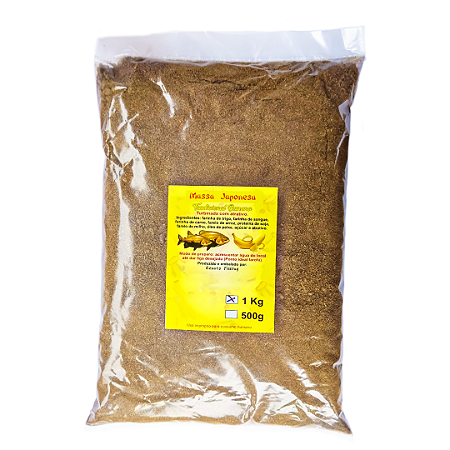 Massa Tradicional BANANA 1kg - Massa Japonesa para pesca