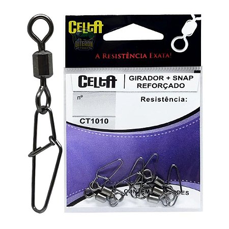 Snap com Girador Reforçado Pesca Celta