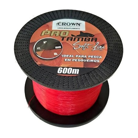 Linha Pro Tamba Laranja - 600m / 0,37mm - Crown