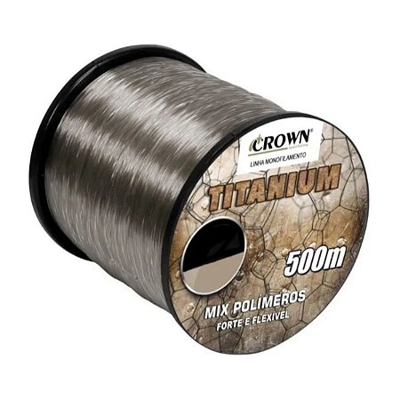 Linha Titanium 500m - 0,37-0,40mm - Crown