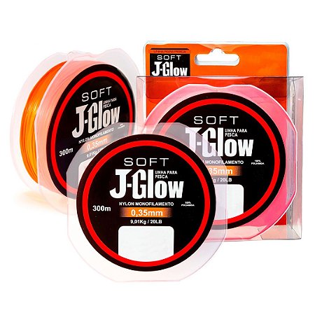 Linha Soft J-Glow - 0,35mm/300m - JR Pesca
