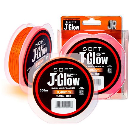 Linha Soft J-Glow - 0,40mm/300m - JR Pesca