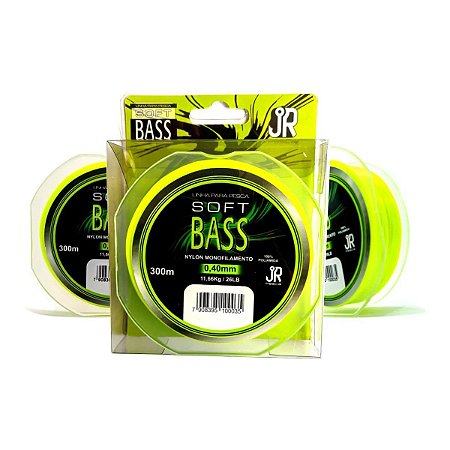 Linha Soft Bass - 0,40mm/300m - JR Pesca