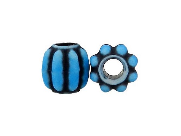 Miçanga Pitanga Azul - (1583) JR Pesca - 6 Unidades