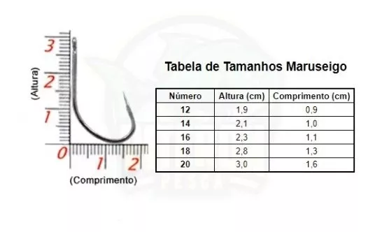 Anzol Crown Maruseigo Sure sem fisga - Biteron Pesca