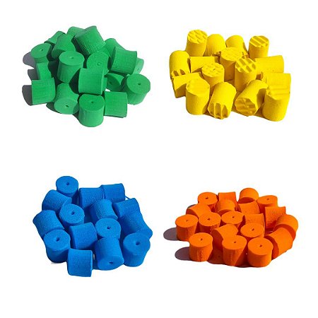 Kit 10 EVA Cortadinho 12mm para pesca