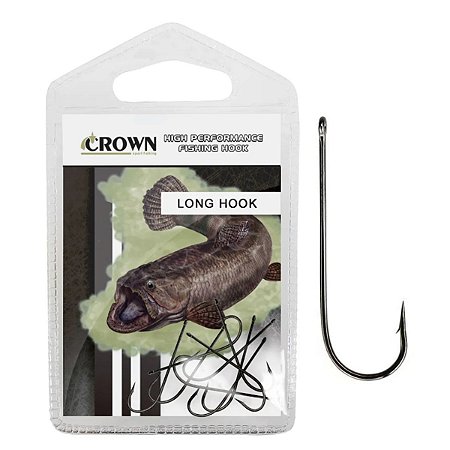 Anzol Crown Long Hook (Pernalonga)
