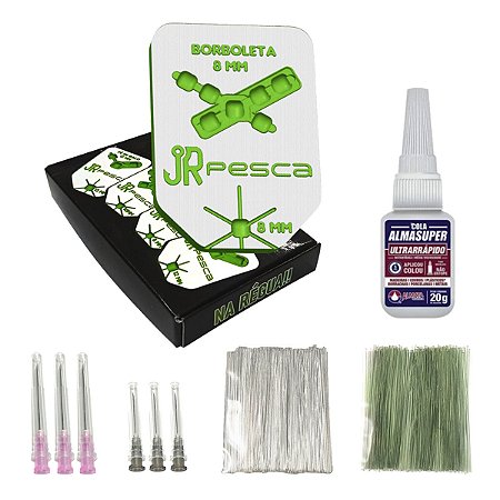 Kit Molde Anteninha Borboleta 8mm - JR Pesca