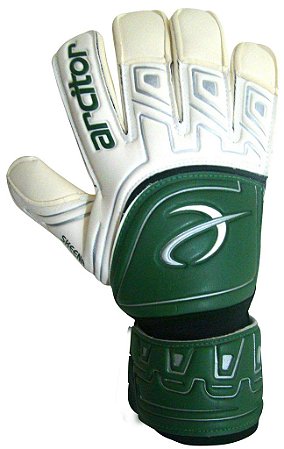 Luvas de Goleiro Arcitor Skeena Rollfinger (Verde Branco) AW Elite