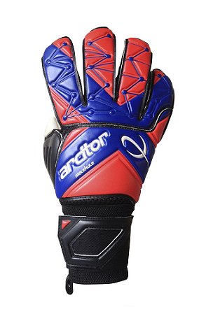 Luvas de Goleiro Arcitor Molekule Classic Flat (Vermelho Azul Royal) SW PRO