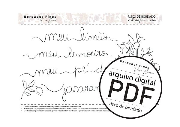 RISCO CIRANDA + LIMÃO LIMOEIRO