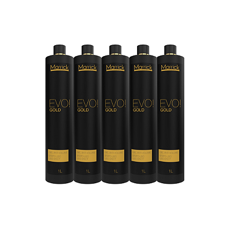 Kit Evo Gold Efeito Liso Gel (5 UNIDADES) - Marrick Professional